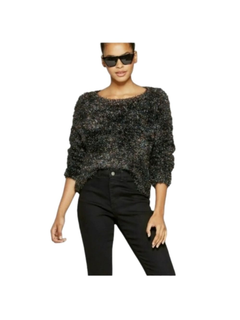 5/$20!! Wild Fable tinsel sweater